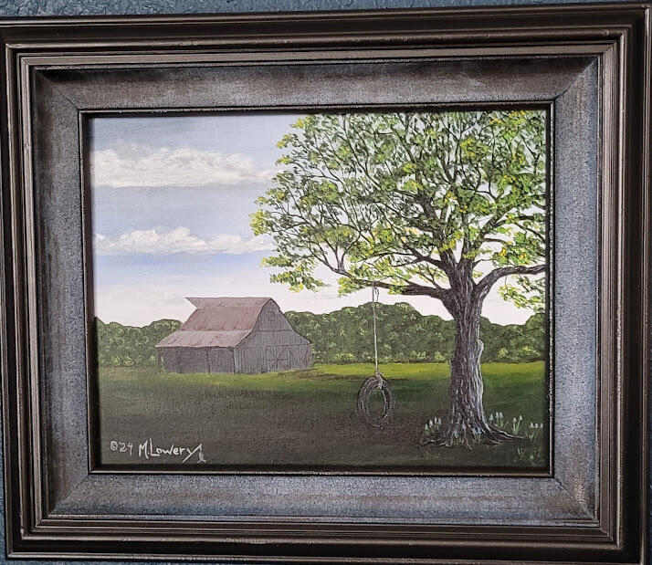 Grandpa's Barn - 11"x14" Framed $150.00
