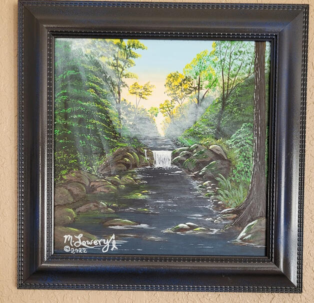 Woodland Stream (Sold for $140)