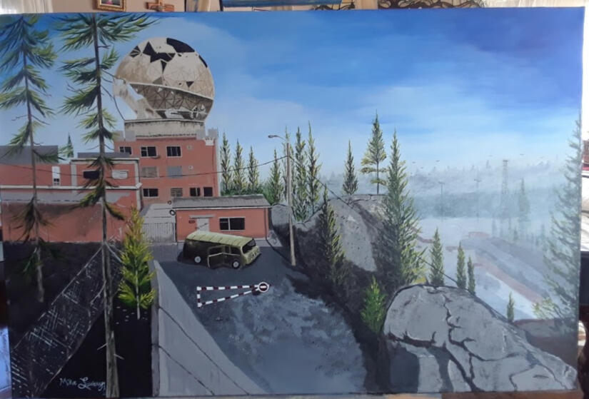 Scene from a video game